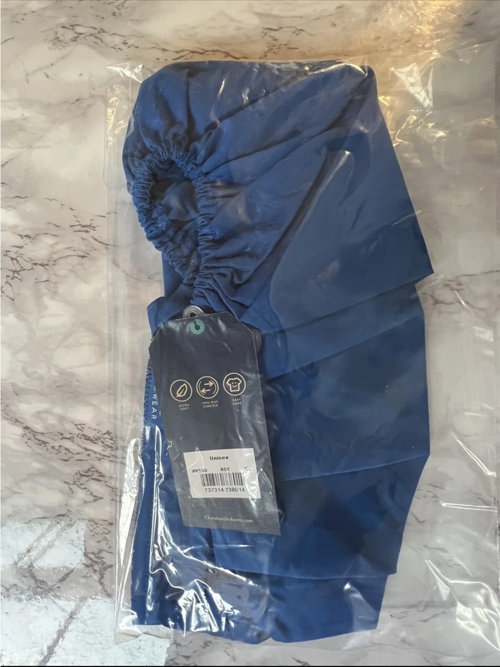 Cherokee workwear Scrub hat in the color Royal Blue multiple available unisex - Picture 3 of 5